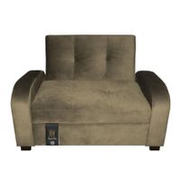 Sofá Cama Oakland 1.5 Plz - Beige Oscuro