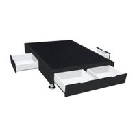 Base de Cama Villach 2 Plz - Negro