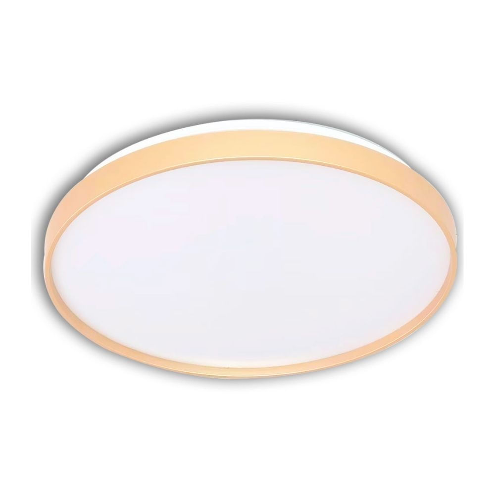 Plafón Led Dixon 48W 3Cct Dorado