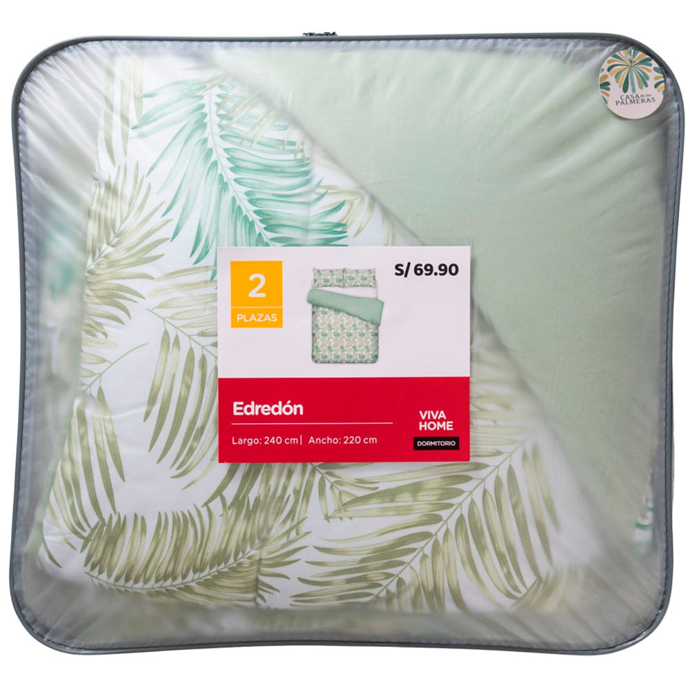 Edredones VIVA HOME 2 Plazas Casa Palm Dis1