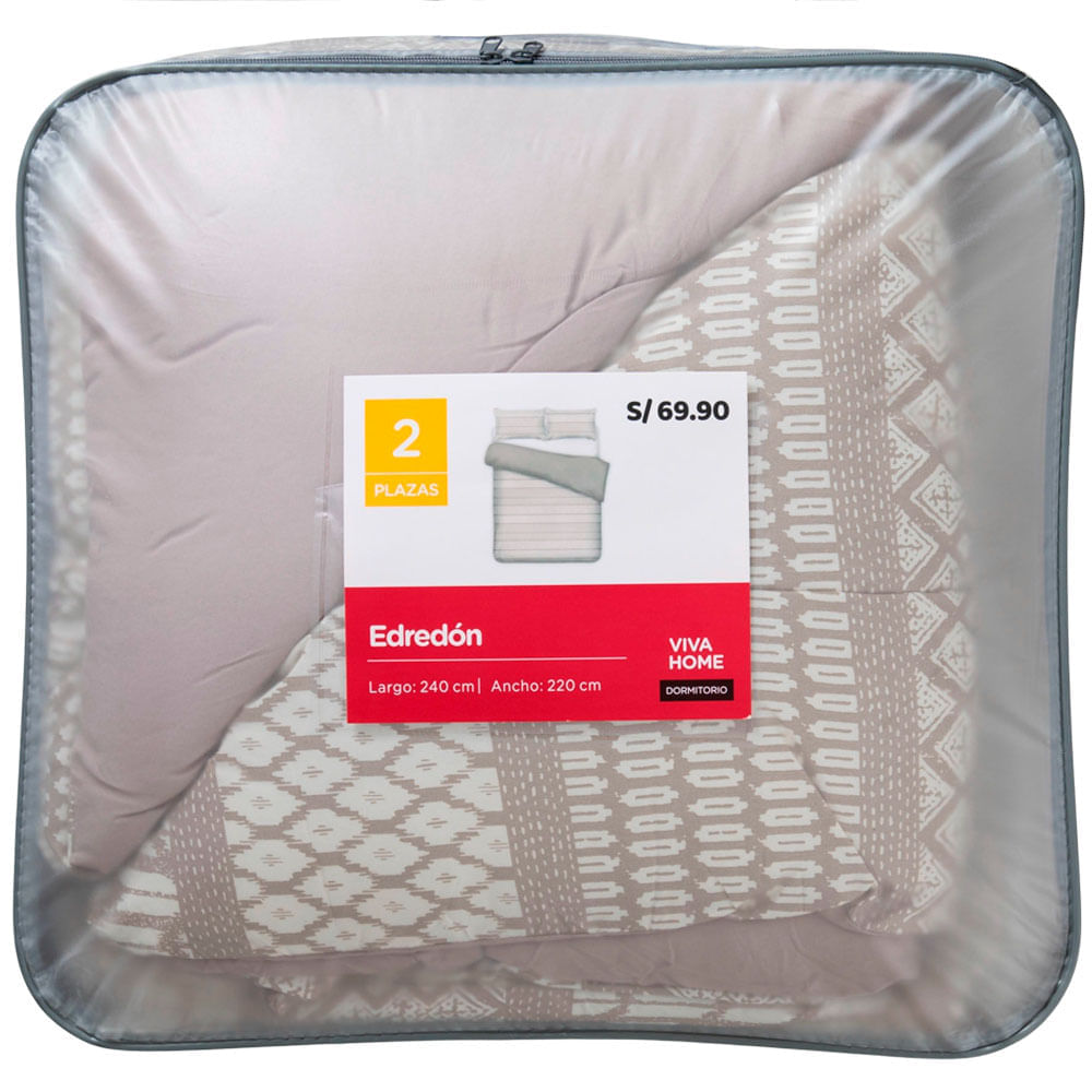 Edredones VIVA HOME 2 Plazas Brisa Natural D1