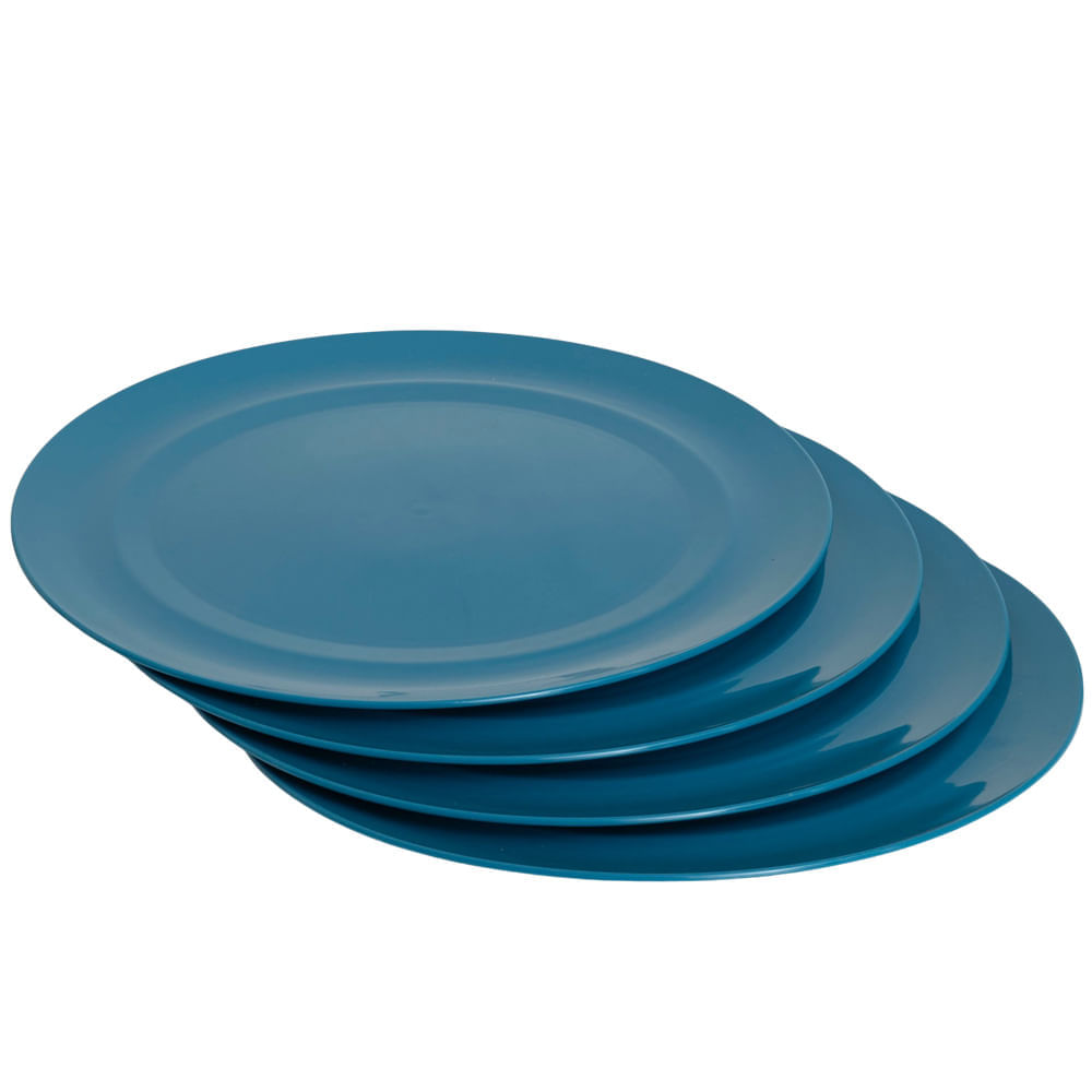 Set de Platos Plásticos DECO HOME Oi 2025 4pzas
