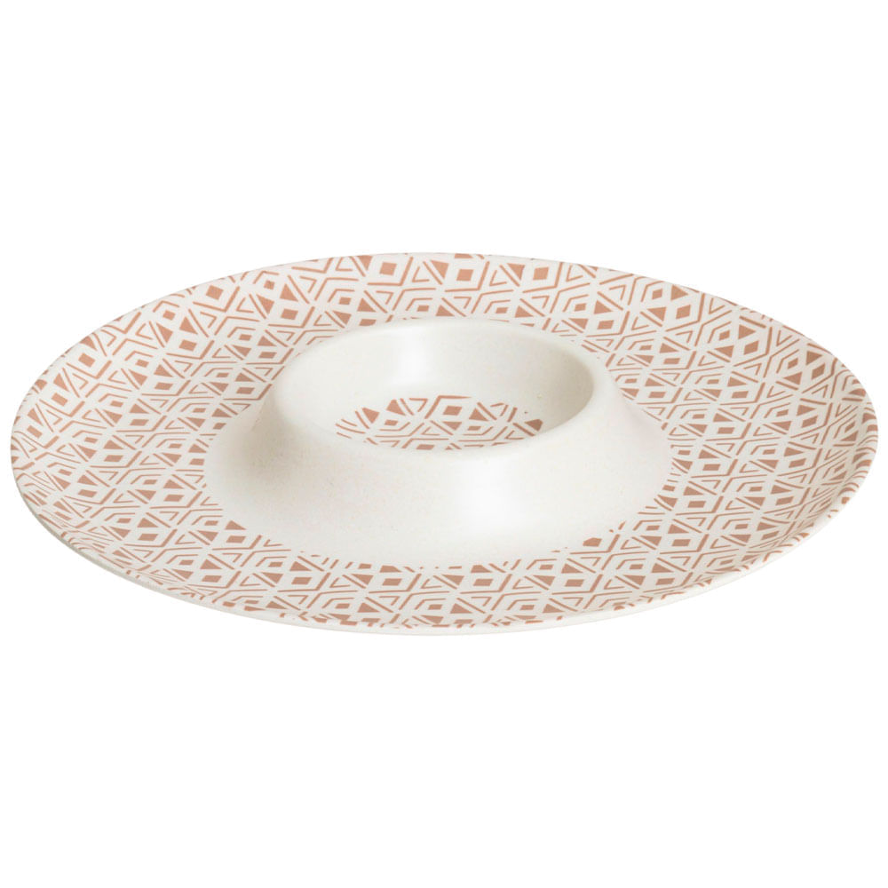 Plato Chip Dip DECO HOME Brisa Natural OI 2025