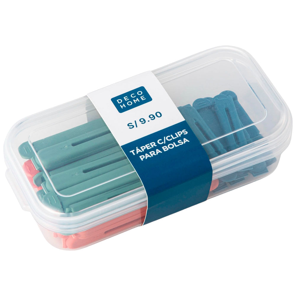 Táper C/Clips para Bolsa DECO HOME OI 2025
