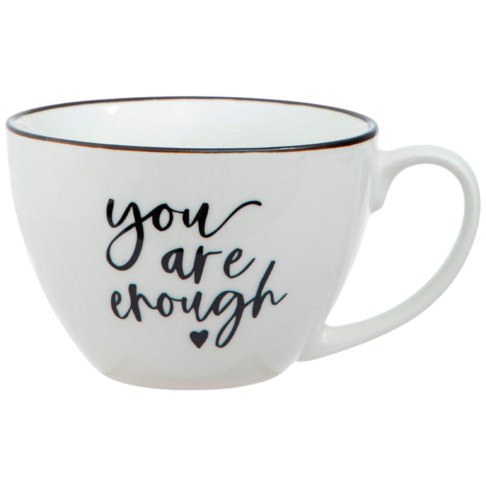 Taza DECO HOME Con Frase Natural