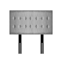 Cabecera Opole Patas Desmontables Queen - Gris Claro
