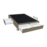 Base de Cama Villach 1.5 Plz - Beige Oscuro