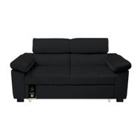 Sofá Cama Baltimore 2 Plz - Negro