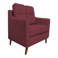 Sofa 2 Cuerpos Florina - Vino