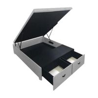 Box Espacio Yambol 1.5 Plz - Gris Claro