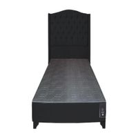 Dormitorio Visby 1.5 plz - Negro