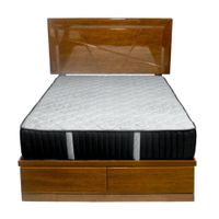 Dormitorio Trento DR + Sabanera Al-Hasa Brillante 2 Plz - Caramelo
