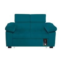 Sofá Cama Baltimore 1.5 plz - Cobalto