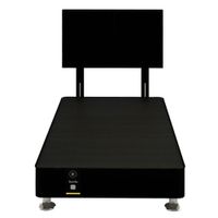 Dormitorio Linz + Cabecera Neuss Pata Desmontable 1.5 Plz - Negro