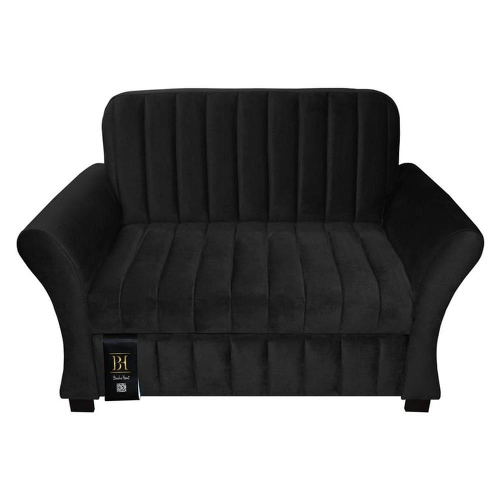 Sofá Cama Vancouver 2 Plz - Negro