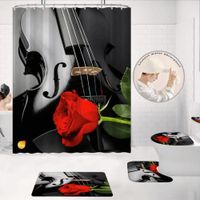 Juego De Baño Lujoso De 7 Piezas Decorativas