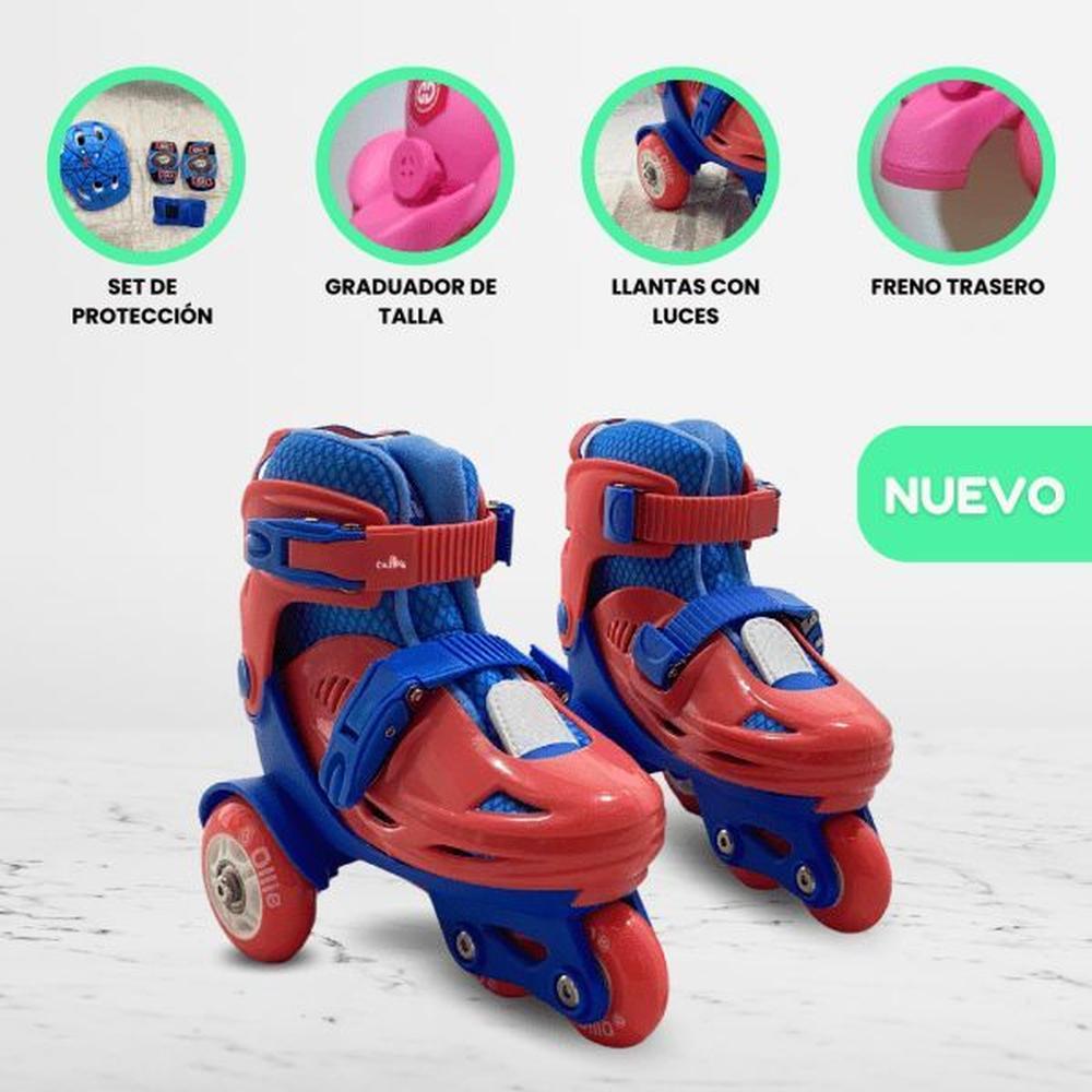 Patines Graduables para Niño «KIDS» Red