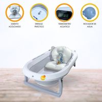 Bañera Plegable con Termómetro «AQUATIC» Gray