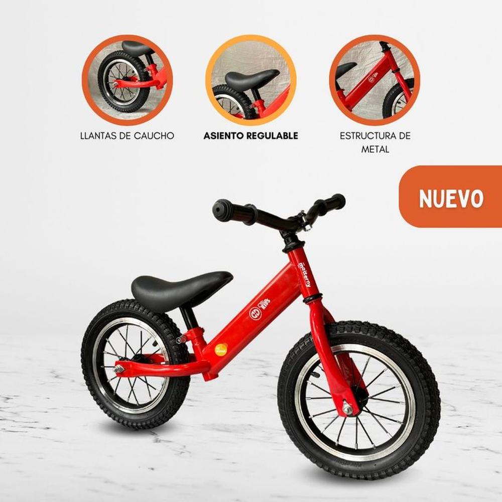 Bicicleta de Equilibrio Aro 12 Caucho «BALANCE» Red