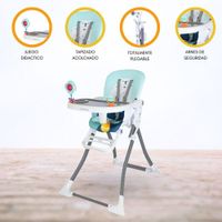 Silla de Comer Plegable «RIO» Aguamarina