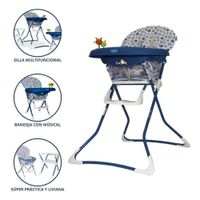 Silla de Comer para Bebé Plegable »BADALA» Blue