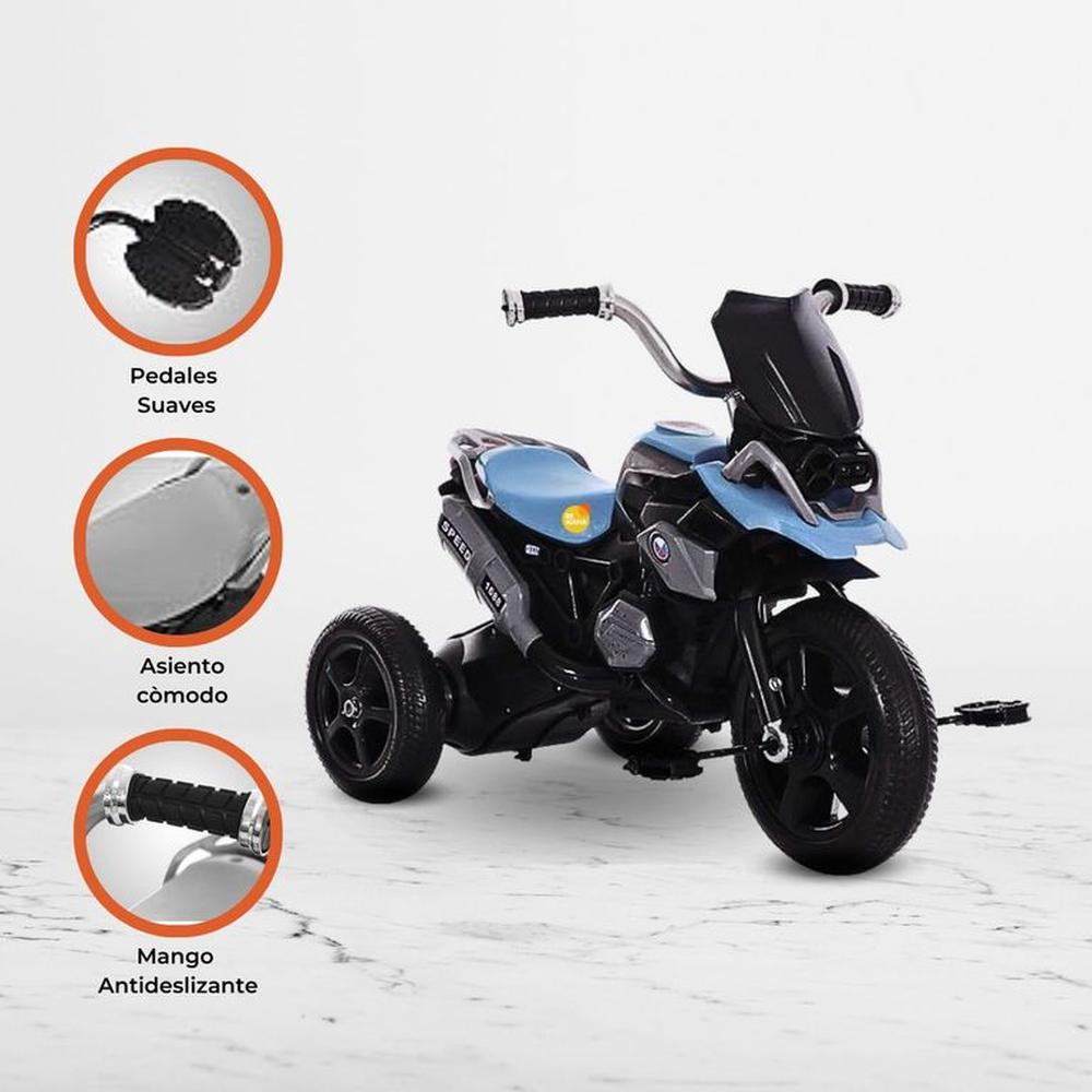 Moto a Pedal para Niños «DERBI» Light blue
