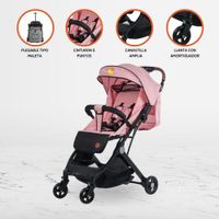 Coche Maleta para Bebé »COMPACT» Pink