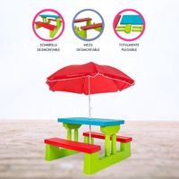 Mesa Infantil con Sombrilla para Niños «TAVOLO»