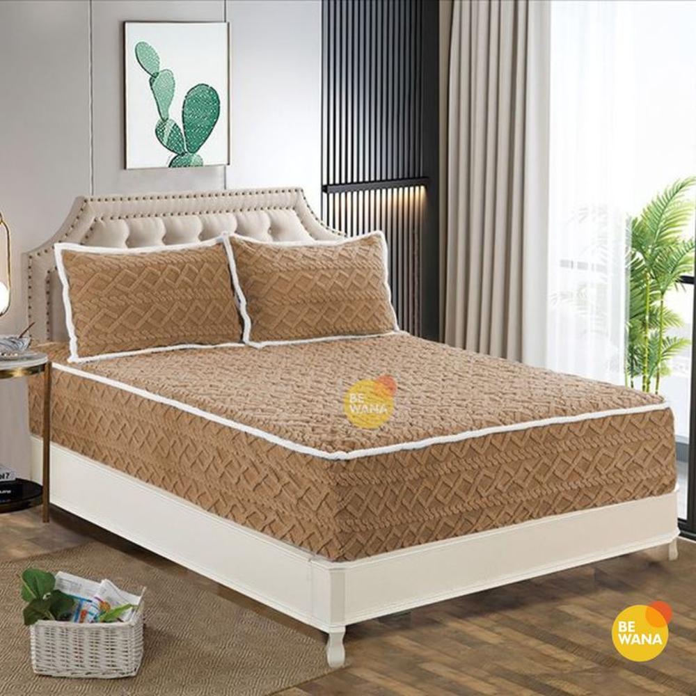 Protector De Colchón Impermeable Suave + 2 Fundas De Almohada Queen