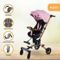 Coche de Paseo Giratorio para Bebés «URBAN WALK» Pink