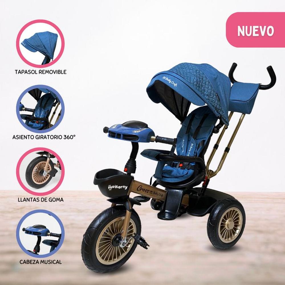 Triciclo Giratorio Voyage CROSS Pink