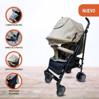 Coche Deportivo Moisés para Bebé »EVO» Beige