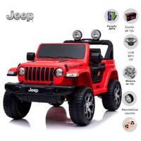 Carro a Batería para Niños ¨RUBICON¨ Red LICENCED