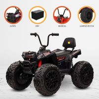 Cuatrimoto a Batería para Niños «HOLLICY» Black