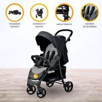 Coche de Paseo con Accesorios «CITY V2» Gris Melange