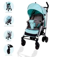 Coche Bastón Deportivo para Bebé «NITRO» Ligth Green