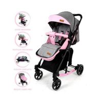 Coche Cuna Mecedora para Bebés «MADRID» Pink