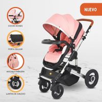 Coche Cuna Moises «ENZO II» Pink