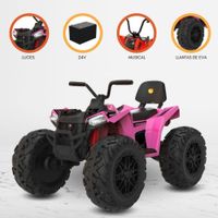 Cuatrimoto a Batería para Niños «HOLLICY» Pink