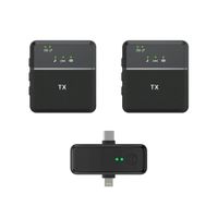 Micrófono Inalámbrico Solapero Sx31 3en1 – Tipo C, Lightning y 3.5 mm