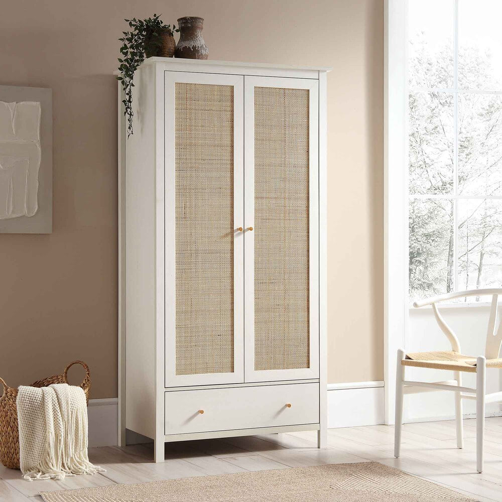 Ropero Vintage Mumnu Blanco 2 Puertas R&R MUEBLES