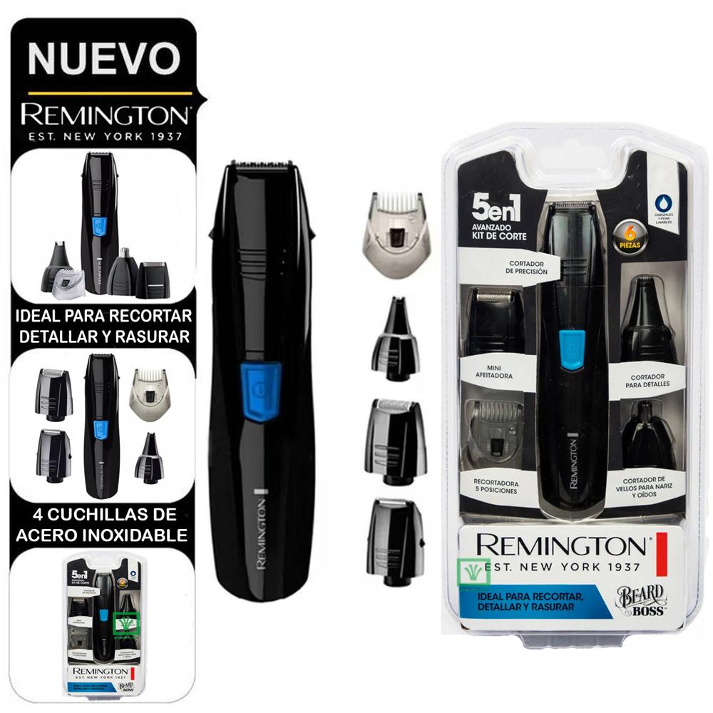 Recortador Cortadora De Vello Facial Remington Kit Maquina