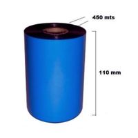 Cinta Ribbon Cera 110 mm x 450 metros