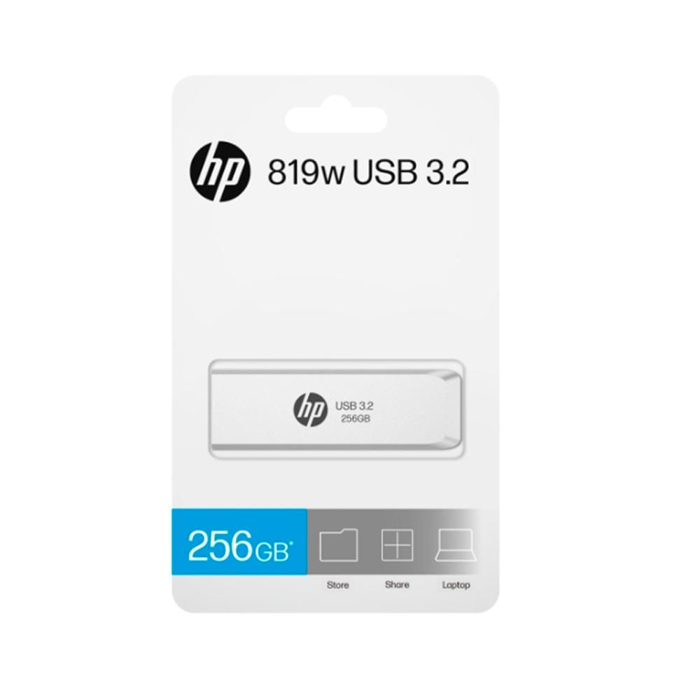 MEMORIA USB HP X819W 256GB USB 3.2, METAL P/N: HPFD819W-256