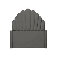 Cabecera Emperatriz Abanico 2 Plz - Gris Oscuro