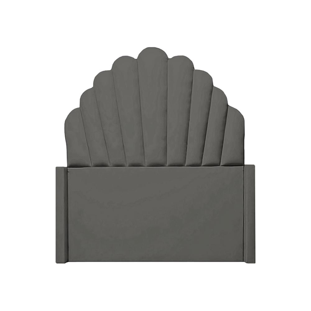 Cabecera Emperatriz Abanico 1.5 Plz - Gris Oscuro