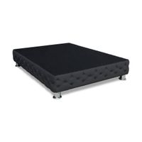 Base De Cama Aarhus 1.5 plz - Negro