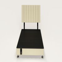 Dormitorio Linz 1.53 x 2.03 + Cabecera Neuss Pata Desmontable - Ivory