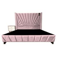 Dormitorio Lienz 1.5 Plz + Cabecera + 1 Velador - Rosado