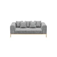 Sofá Luxury Dolneni 3 Cuerpos - Gris claro